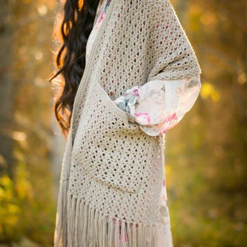 Calla Lily Pocket Shawl