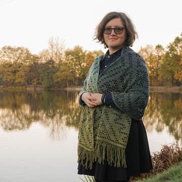 Poiana filet shawl