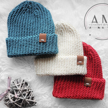 CARTER knit-look fisherman beanie