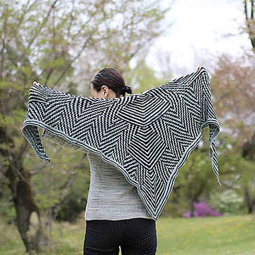 Crossroad shawl
