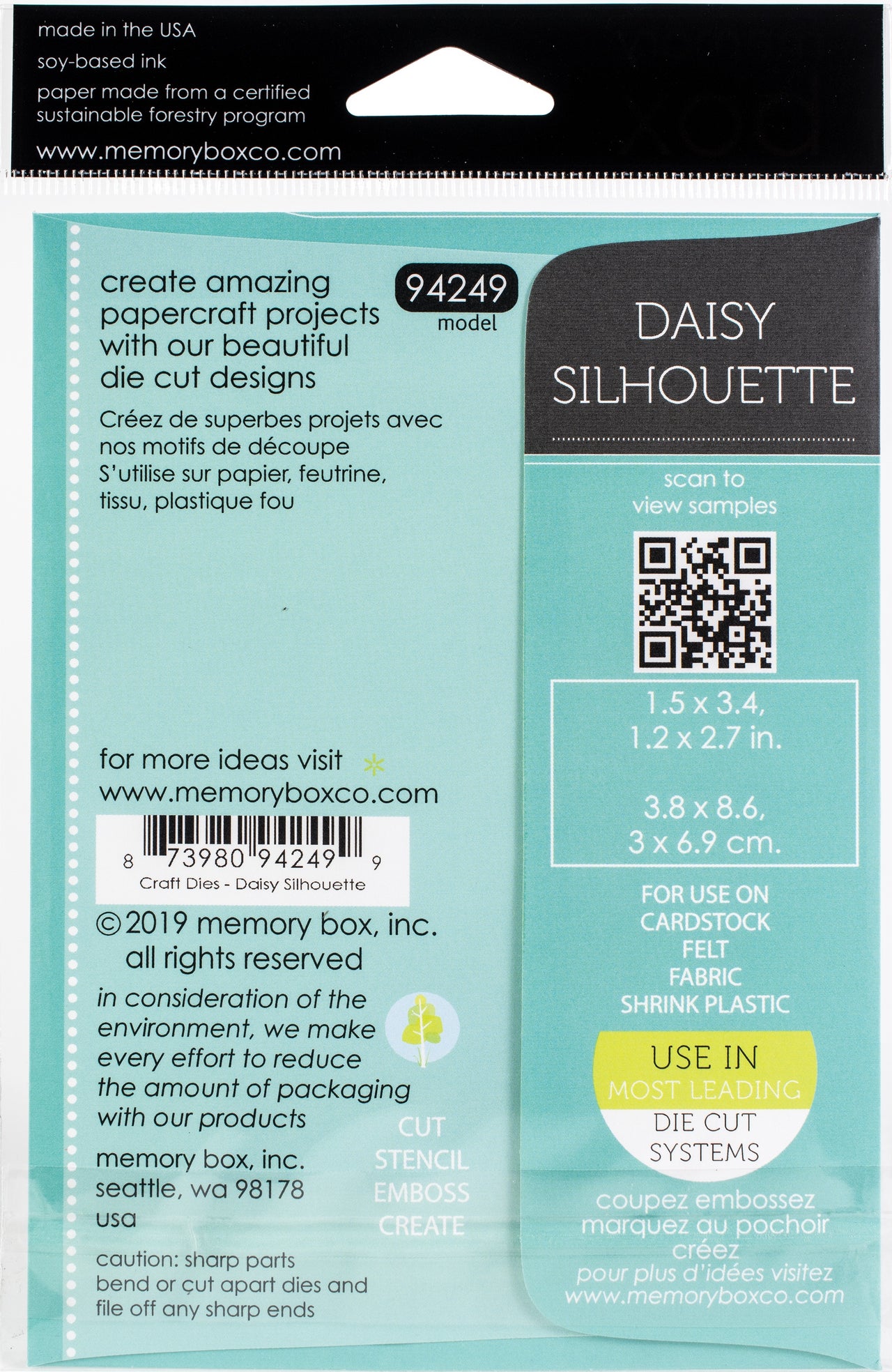 Memory Box Dies - Daisy Silhouette