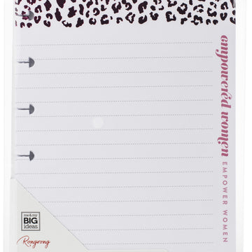 Happy Planner Mini Fill Paper 4.5"X7" 40/Pkg - Empowered Women W/Foil X Rongrong