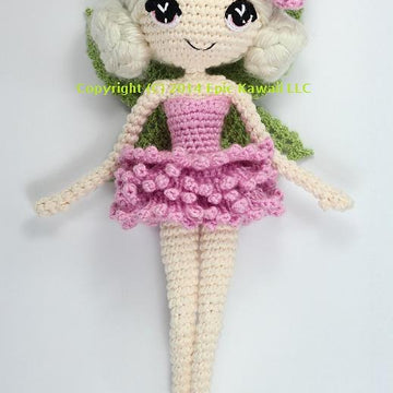 Chrysanna the Albino Fairy Crochet Amigurumi Doll