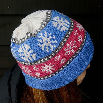 Snowflake Striped Hat