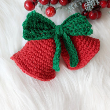 Christmas bells ornament easy crochet pattern