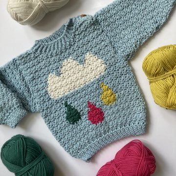 Rainy Days Crochet Sweater