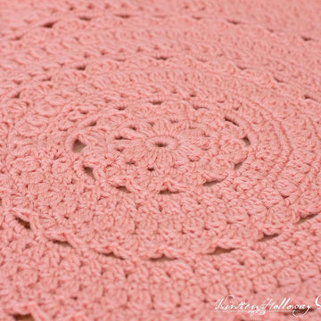 Secret Garden Round Baby Blanket
