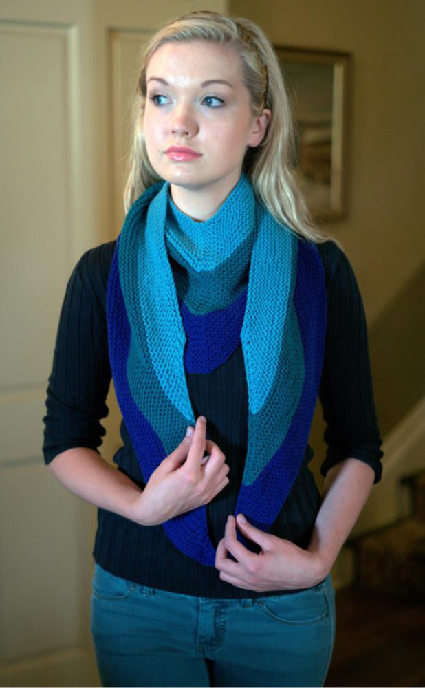 Triangle Scarf in Plymouth DK Merino Superwash - F575