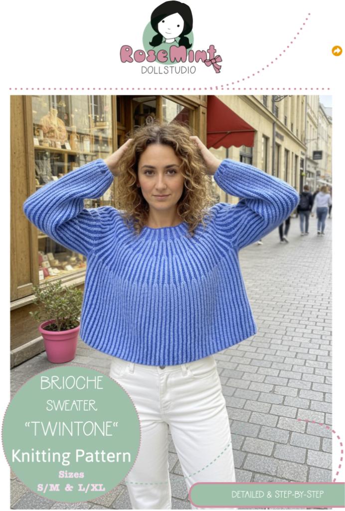 TwinTone Brioche Sweater