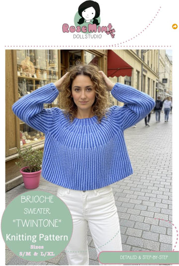 TwinTone Brioche Sweater