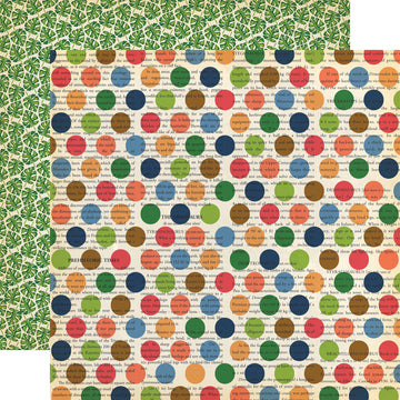 Echo Park Paper Dinosaurs Double-Sided Cardstock 12"X12" 25/Pkg - Dino Dot