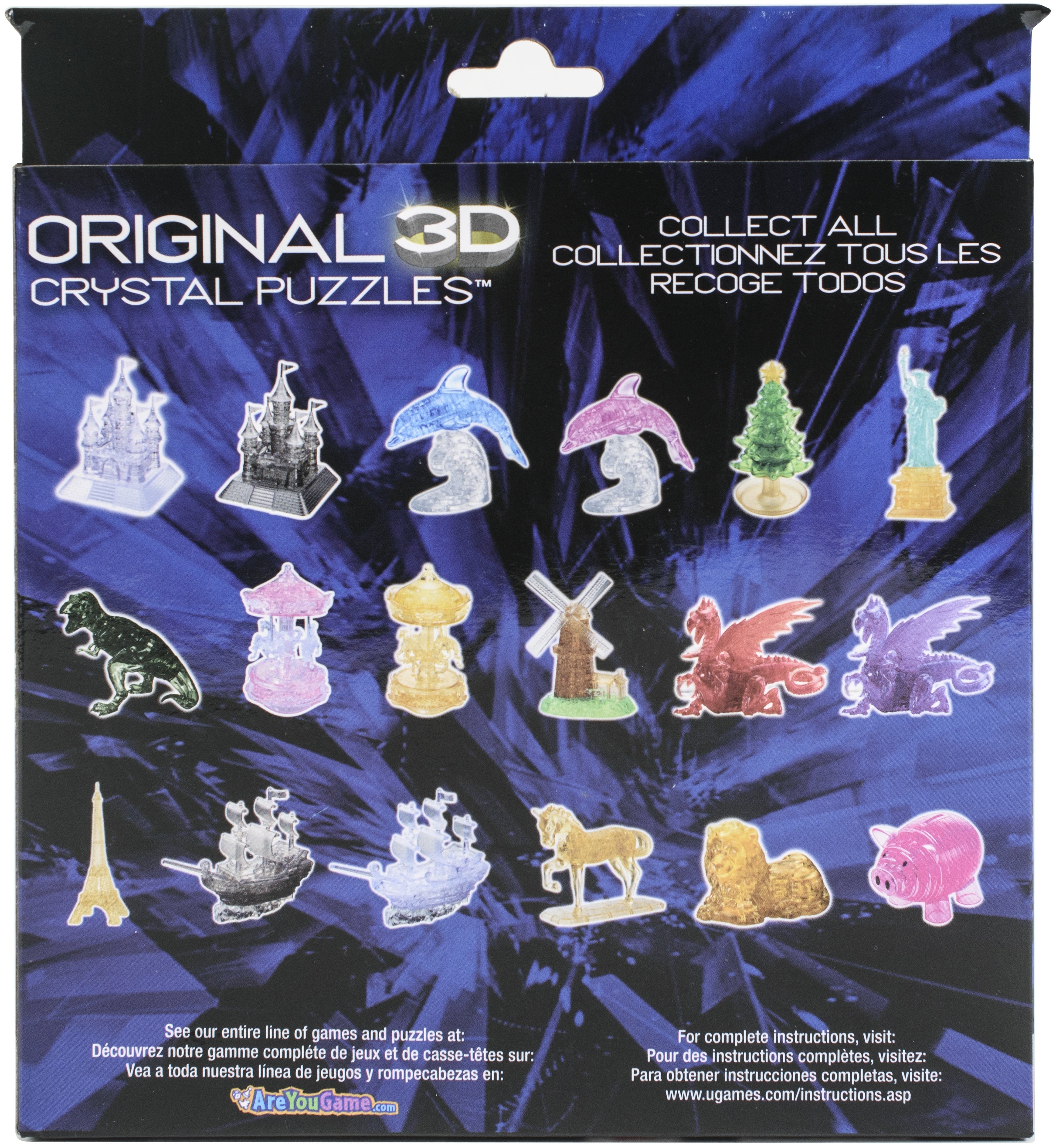 University Games 3-D Licensed Crystal Puzzle - Brown T-Rex