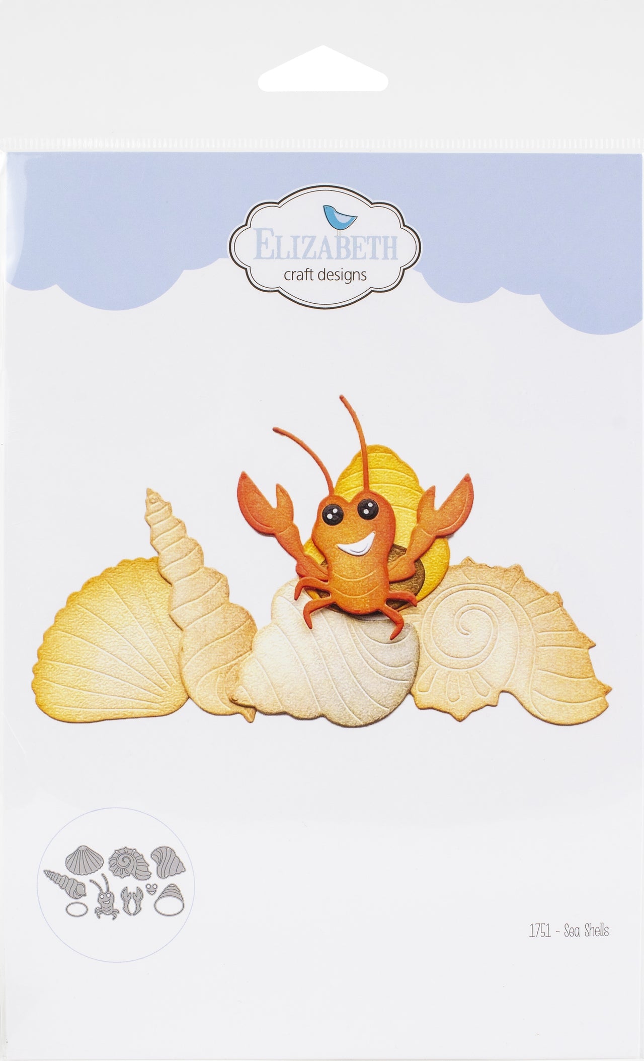 Elizabeth Craft Designs Elizabeth Craft Metal Die - Seashells
