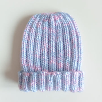 Pale Blue Ombre Beanie