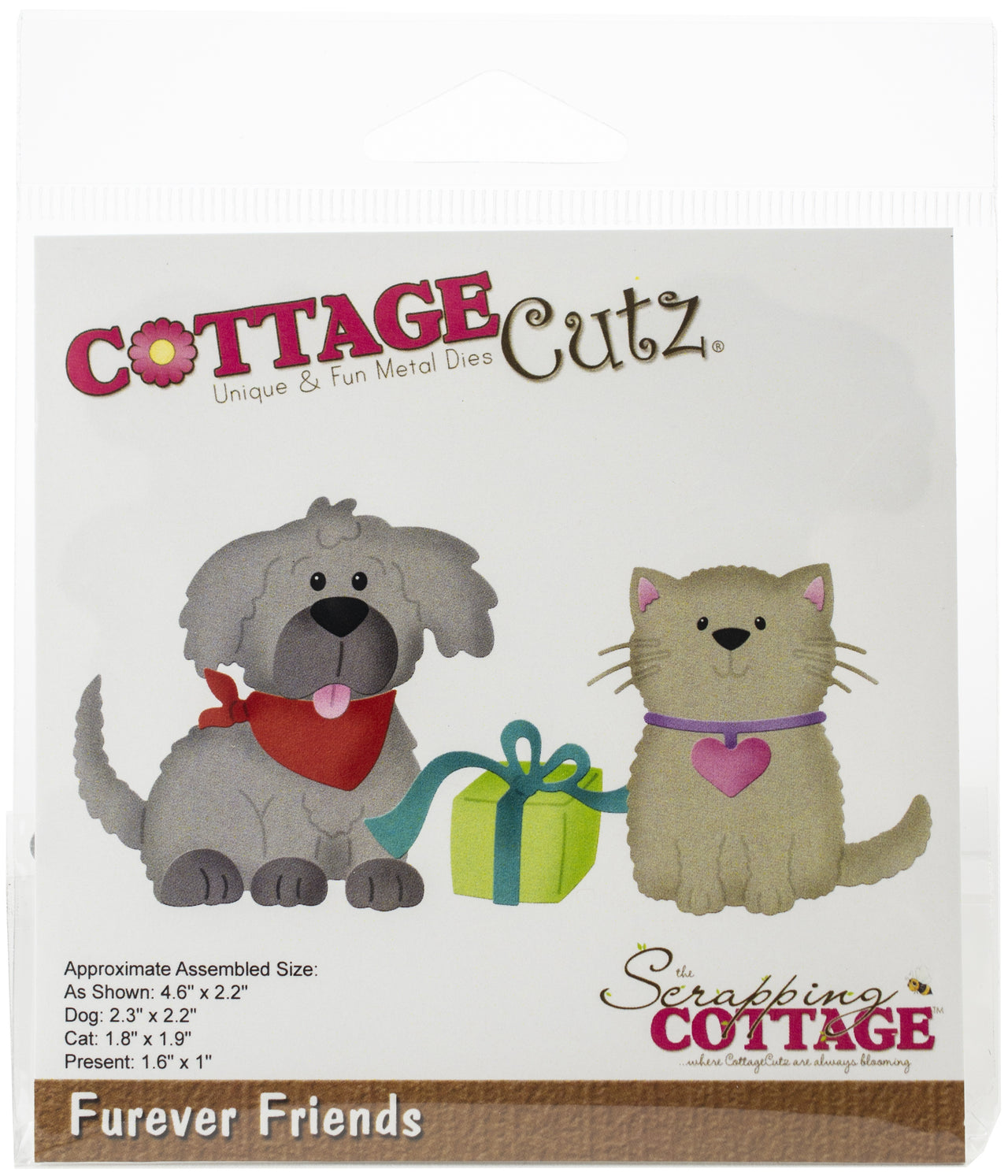 CottageCutz Dies - Furever Friends 1" To 4.6"