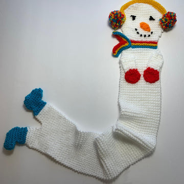 Upside Down Snowman Scarf