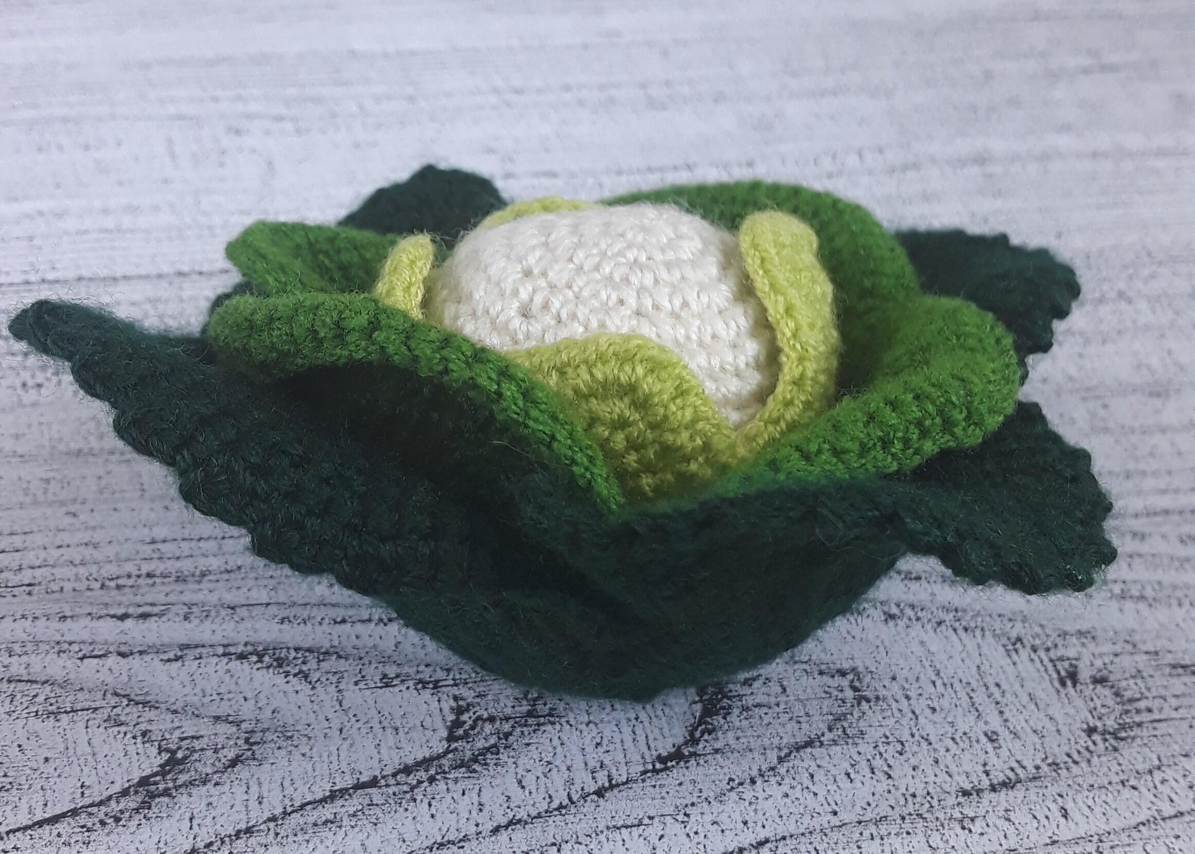 Crochet cabbage, Soft toy pattern, Montessori baby toys, Friendsgiving decor