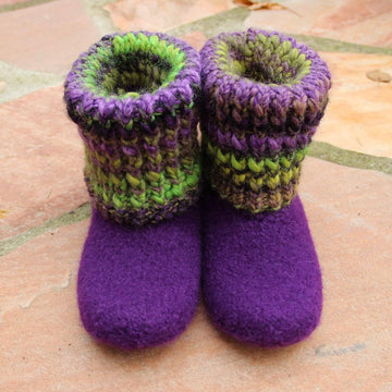Felt Boots / Slippers with Turtleneck