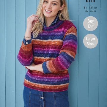 Sweaters in King Cole Bramble DK - 5647 - Leaflet