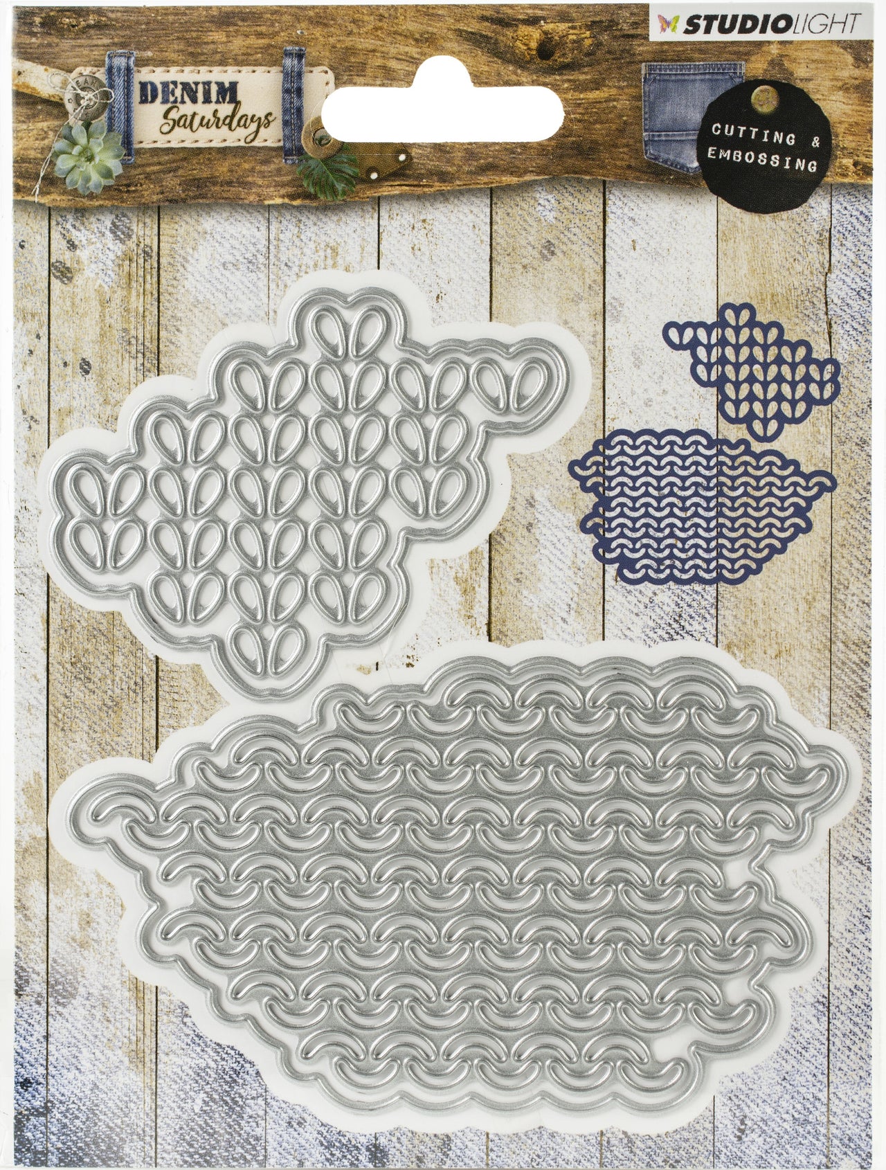 Studio Light Denim Saturdays Cutting & Embossing Die - NR. 135
