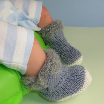Baby Fur Top DK Booties