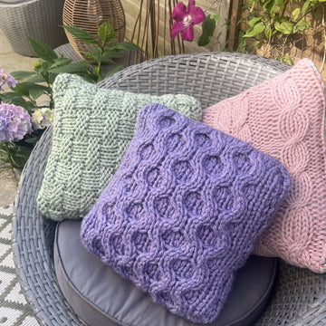 Hattie Honeycomb Cable Cushion
