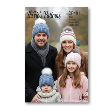 Multi textured hat crochet pattern #481