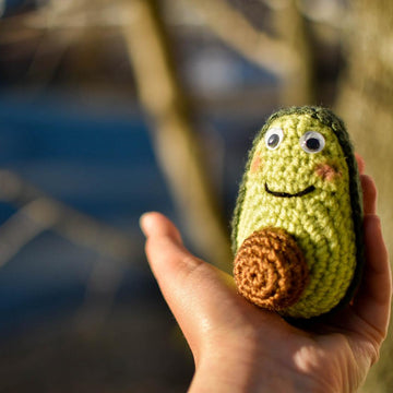 Happy Avocado Amigurumi