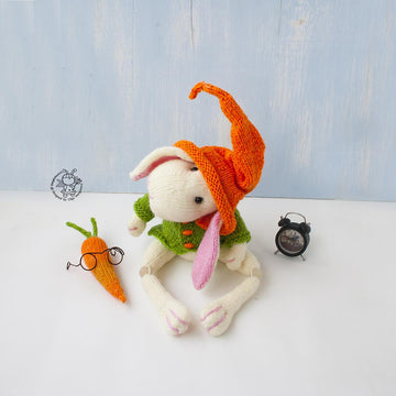 Beads jointed White Rabbit