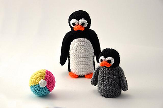 Penguins Crochet Pattern, Penguin Amigurumi, Penguins Amigurumi, Baby Penguin Crochet Pattern