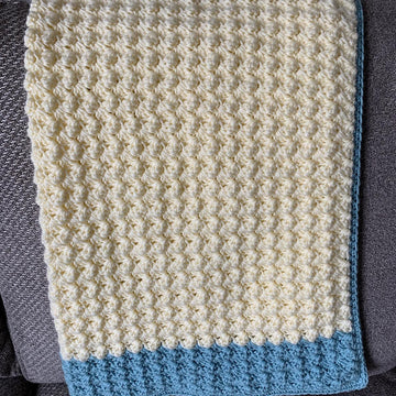 Ripple Stitch Baby Blanket