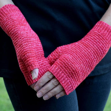 Interwoven Fingerless Mitts