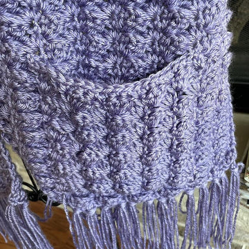 Purple Days Pocket Shawl