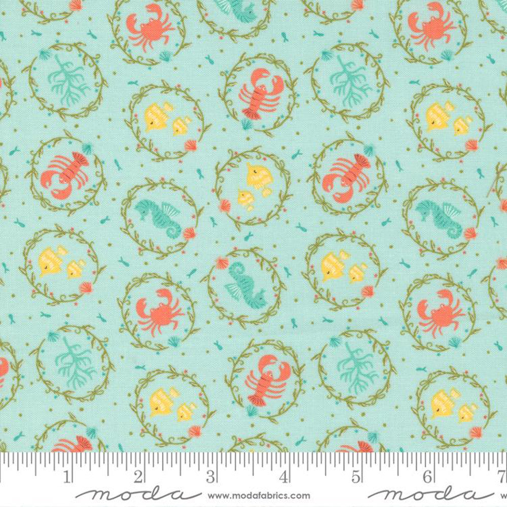 Moda Fabrics The Sea and Me - Seafoam (20795-13)