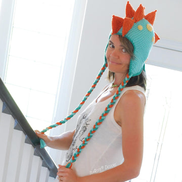 Spiky the Stegosaurus Dinosaur Hat