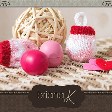 Knit EOS Lip Balm Holder / Key Chain