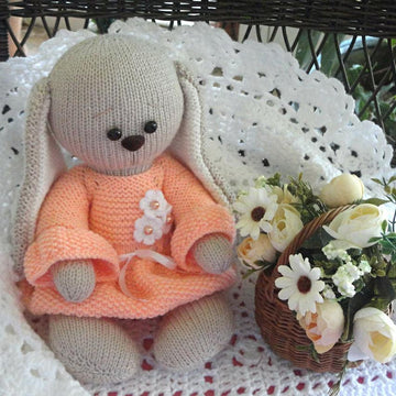 Knitting PATTERN Knitted Bunny