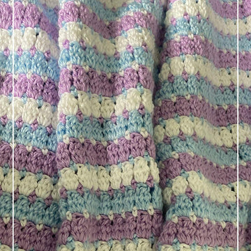 Crochet Blanket Beautiful Stripes