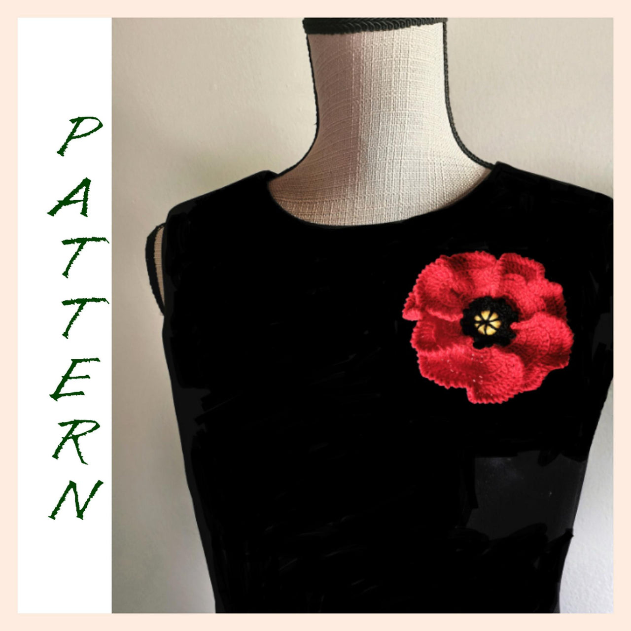 Poppy flower pattern