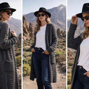 Volcanic Grace Long Cardigan