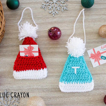 Santa Hat Gift Card Holder Ornament