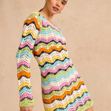 Cheeky Chevron Mini Dress in Sirdar Stories - Downloadable PDF