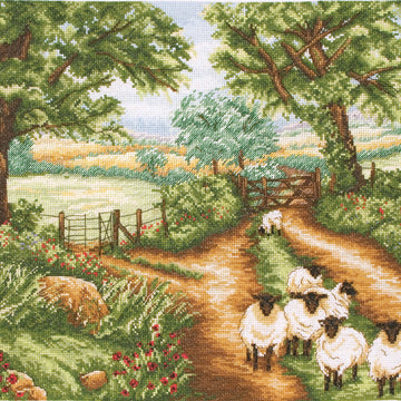 Anchor Down the Track Cross Stitch Kit - 42cm x 29cm