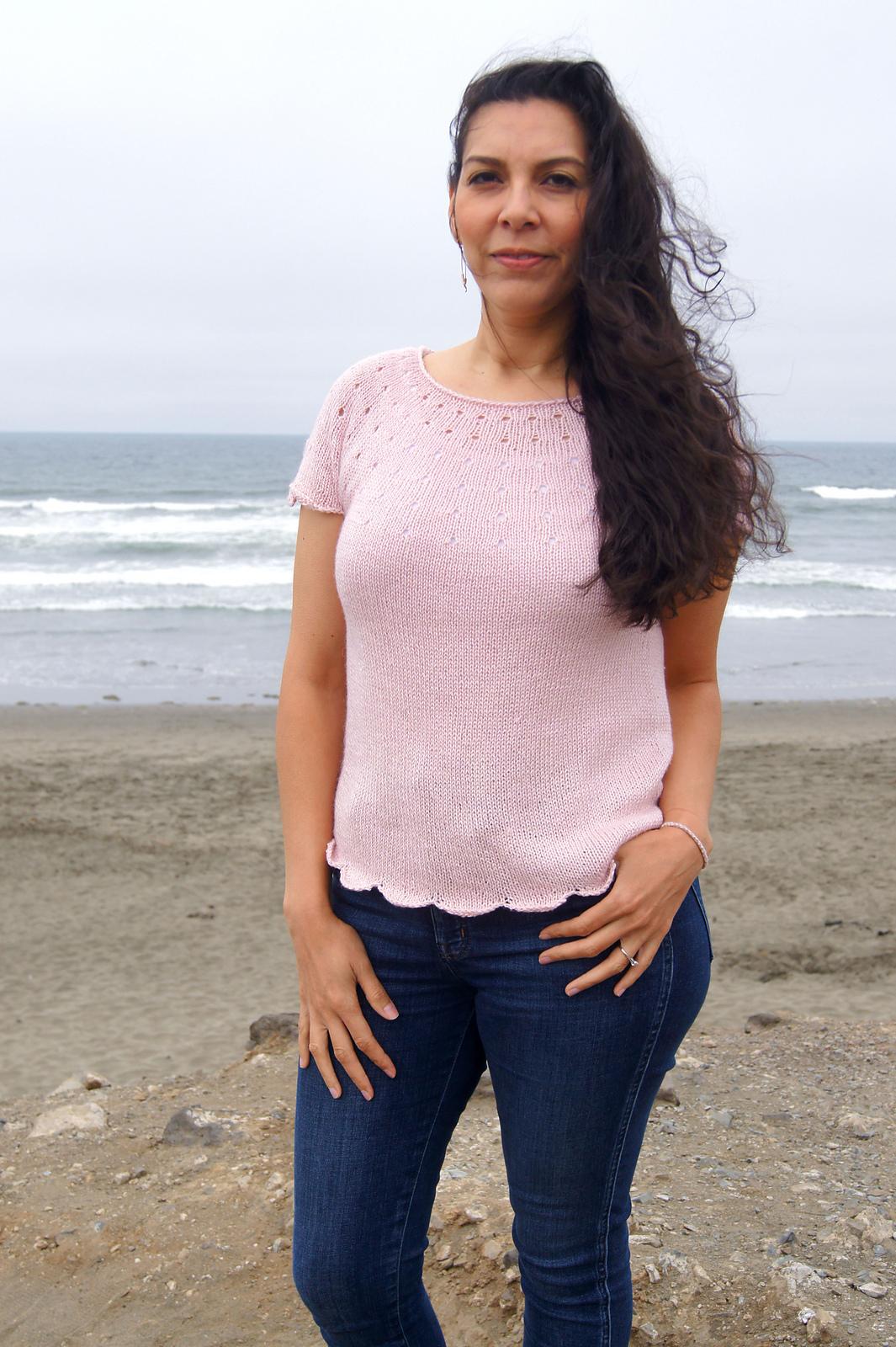 Scalloped Tee