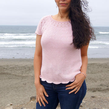 Scalloped Tee