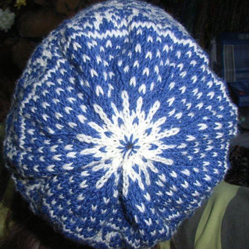 Snow crystal beanie