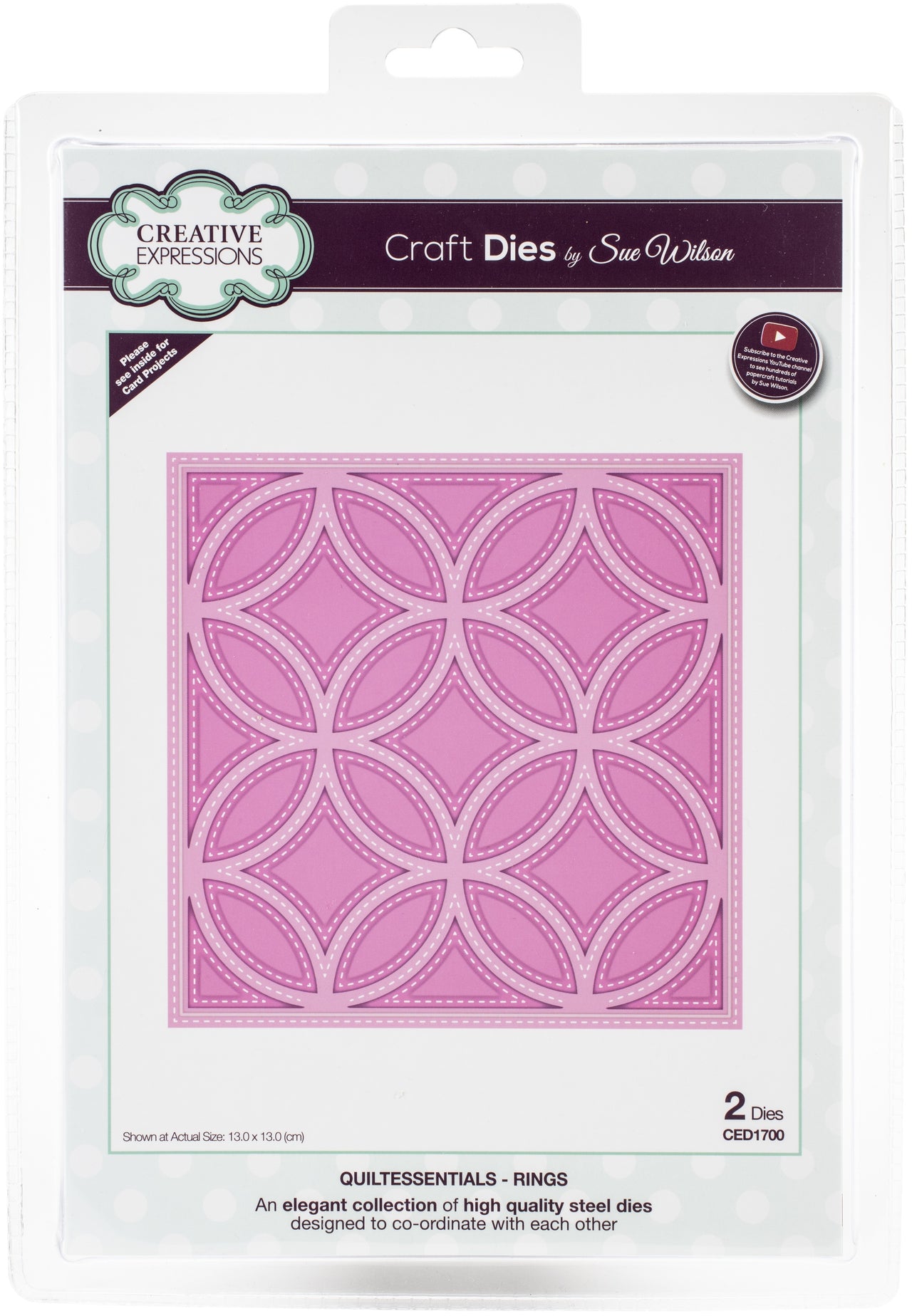 Creative Expressions Craft Dies By Sue Wilson - Quiltessentials- Rings