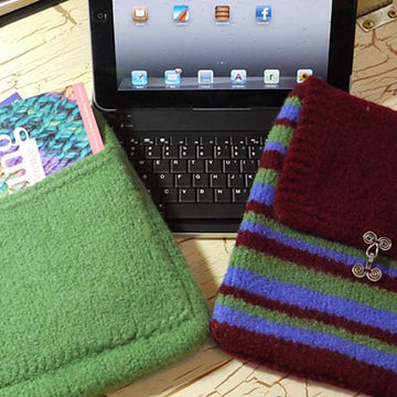 Felted iPad Case