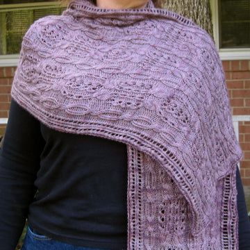 Asahi Cable Lace Shawl