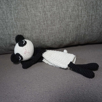 Amigurumi Häkelanleitung Schnuffeltuch Panda